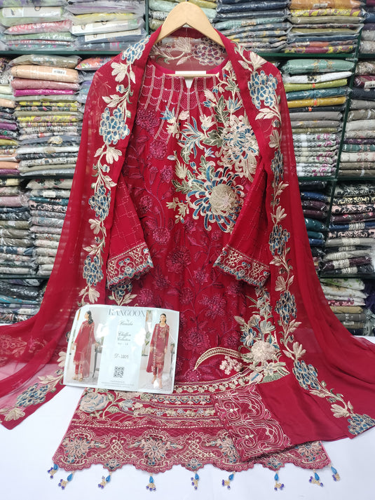 Rangoon By Ramsha Chiffon 3pc