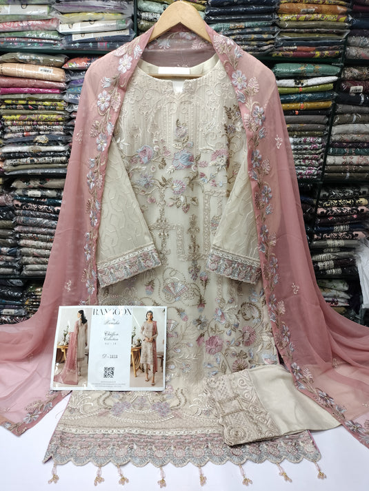 Rangoon By Ramsha Chiffon 3pc