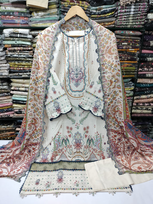 Lawn Digital Printed Gulljee