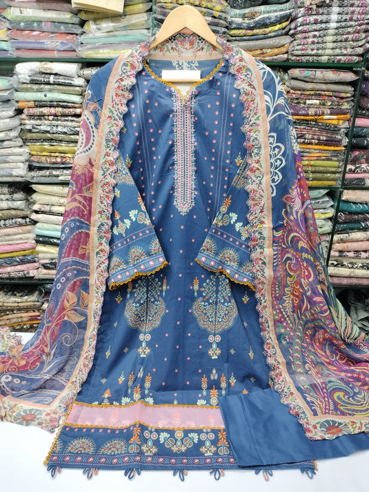 Lawn Digital Printed Gulljee