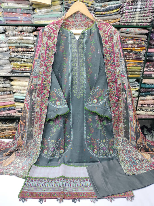 Lawn Digital Printed Gulljee