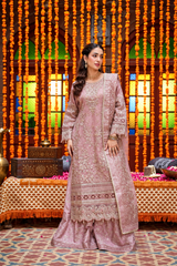 FSP-048 – Dusty Pink Luxury Embroidered 3 Piece Formal Suit