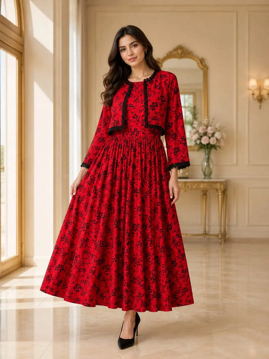 CLF-001 RED TANVEER COLLECTION