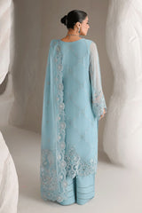 RM-ST-208 – Ice Blue Luxury Embroidered 3 Piece Pakistani Formal Suit
