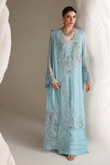 RM-ST-208 – Ice Blue Luxury Embroidered 3 Piece Pakistani Formal Suit