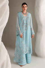 RM-ST-208 – Ice Blue Luxury Embroidered 3 Piece Pakistani Formal Suit