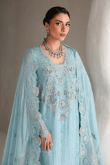 RM-ST-208 – Ice Blue Luxury Embroidered 3 Piece Pakistani Formal Suit