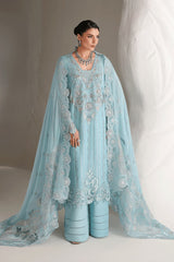 RM-ST-208 – Ice Blue Luxury Embroidered 3 Piece Pakistani Formal Suit
