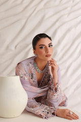 RM-ST-207 – Pastel Lilac Luxury Embroidered 3 Piece Pakistani Formal Suit