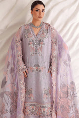 RM-ST-207 – Pastel Lilac Luxury Embroidered 3 Piece Pakistani Formal Suit