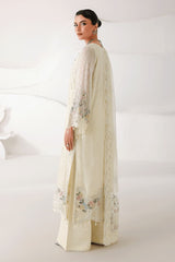 RM-ST-206 – Ivory Cream Luxury Embroidered 3 Piece Pakistani Formal Suit