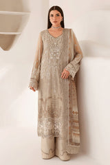 RM-ST-204 – Champagne Taupe Luxury Embroidered 3 Piece Pakistani Formal Suit
