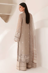 RM-ST-204 – Champagne Taupe Luxury Embroidered 3 Piece Pakistani Formal Suit