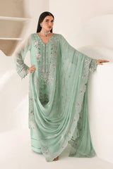 RM-ST-203 – Pastel Mint Green Luxury Embroidered 3 Piece Pakistani Formal Suit