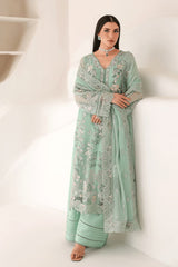 RM-ST-203 – Pastel Mint Green Luxury Embroidered 3 Piece Pakistani Formal Suit