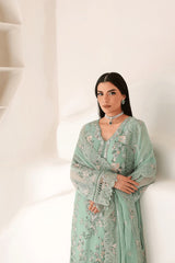 RM-ST-203 – Pastel Mint Green Luxury Embroidered 3 Piece Pakistani Formal Suit