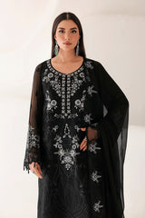 RM-ST-202 – Black Luxury Embroidered 3 Piece Pakistani Formal Suit