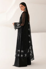 RM-ST-202 – Black Luxury Embroidered 3 Piece Pakistani Formal Suit