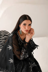 RM-ST-202 – Black Luxury Embroidered 3 Piece Pakistani Formal Suit