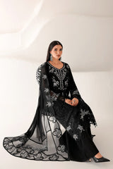 RM-ST-202 – Black Luxury Embroidered 3 Piece Pakistani Formal Suit