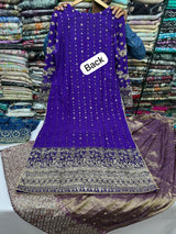 FSP-046-PPL – Royal Purple Luxury Embroidered Formal Suit