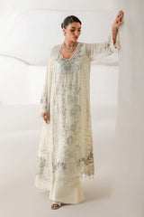 RM-ST-206 – Ivory Cream Luxury Embroidered 3 Piece Pakistani Formal Suit
